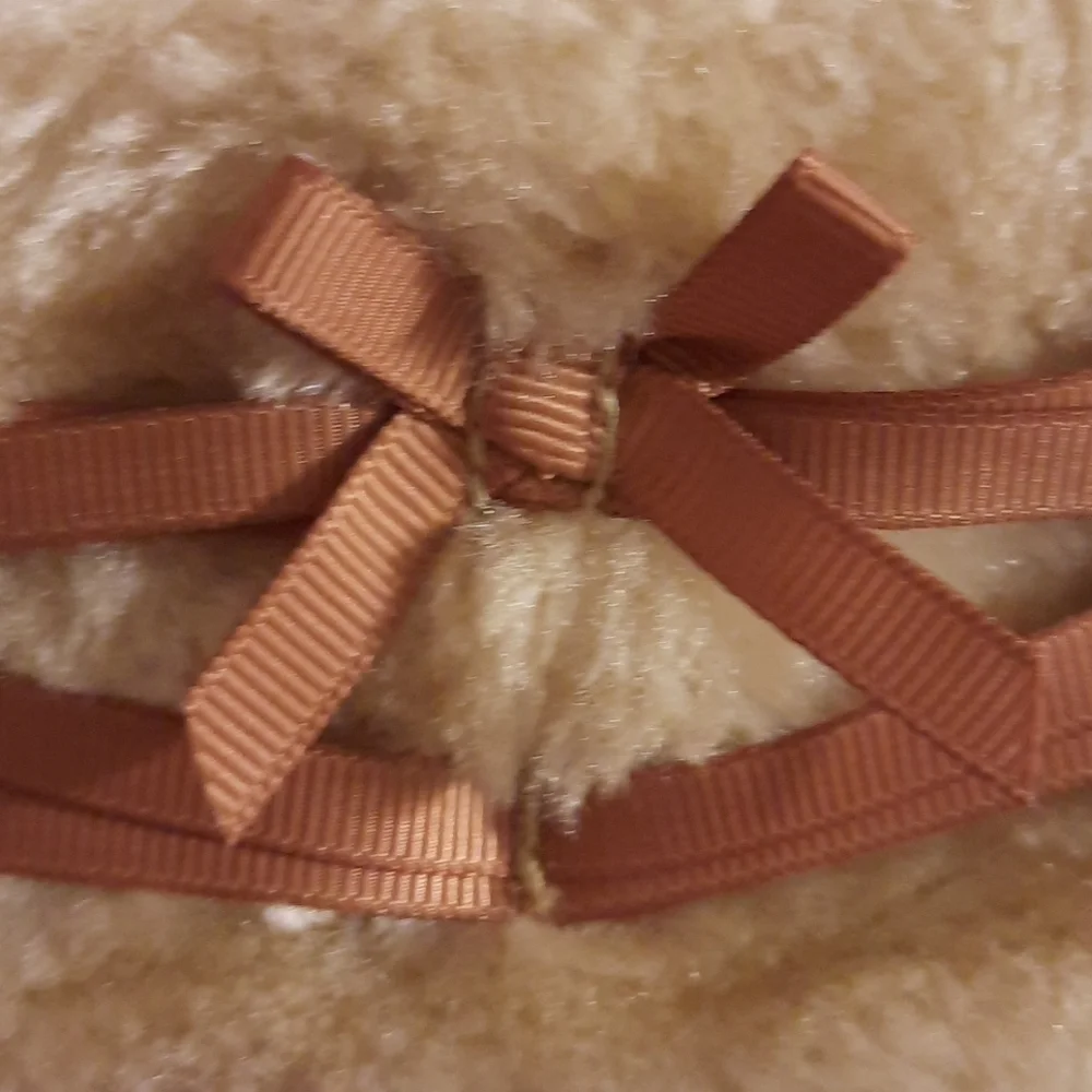 BABY girl SZ 3 boots fur tan